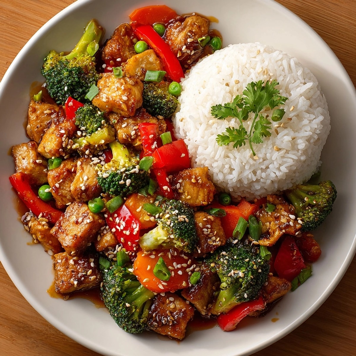 No-Fuss 20-Minute Stir-Fry with vibrant veggies and protein, ready for a quick healthy meal.