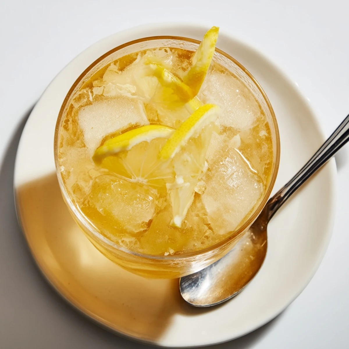 Vibrant Maple Ginger Sour served over ice, perfect for fall gatherings and celebrations.  