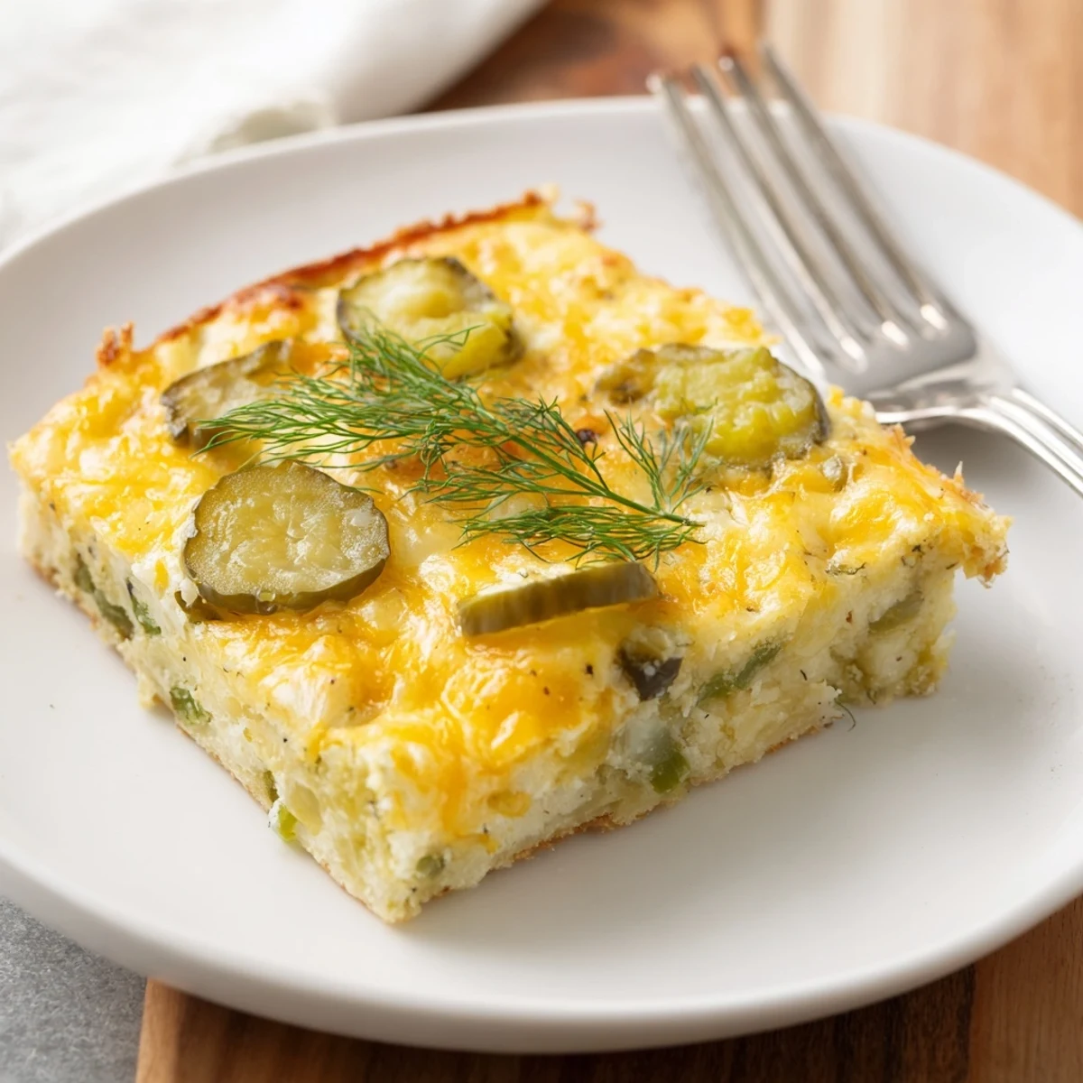 Dill Pickle Pancake Squares