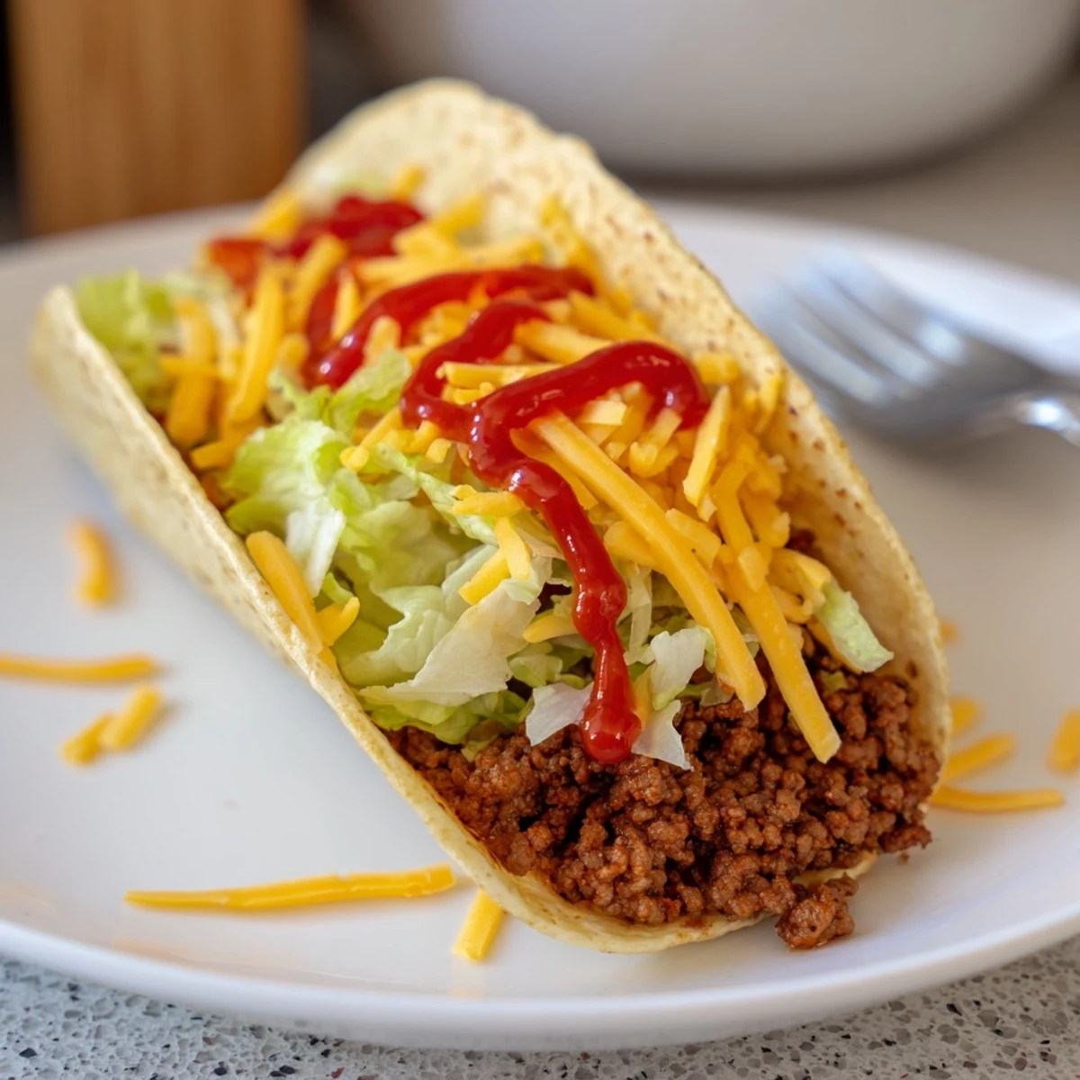 Simpler Cheeseburger Tacos Fusion #100