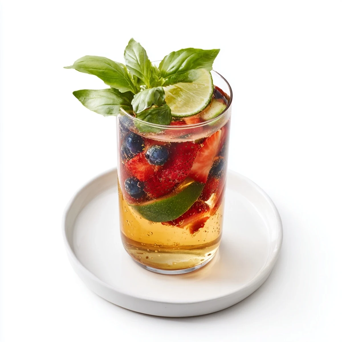 Colorful homemade kombucha mocktails garnished with fresh mint, perfect for summer gatherings.  