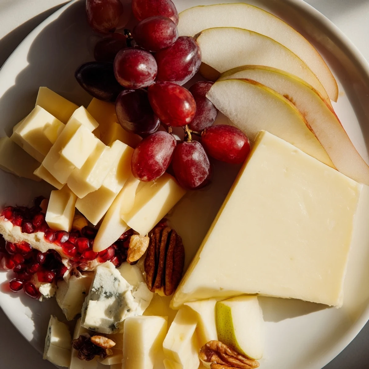 Gather around this inviting Winter Wonderland Snack Board featuring gourmet cheeses, crackers, and sweet treats.
