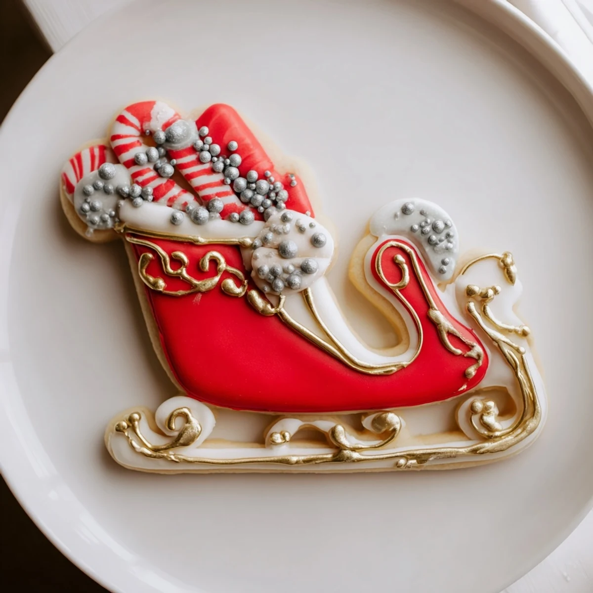 Santa's Sleigh Sugar Cookies