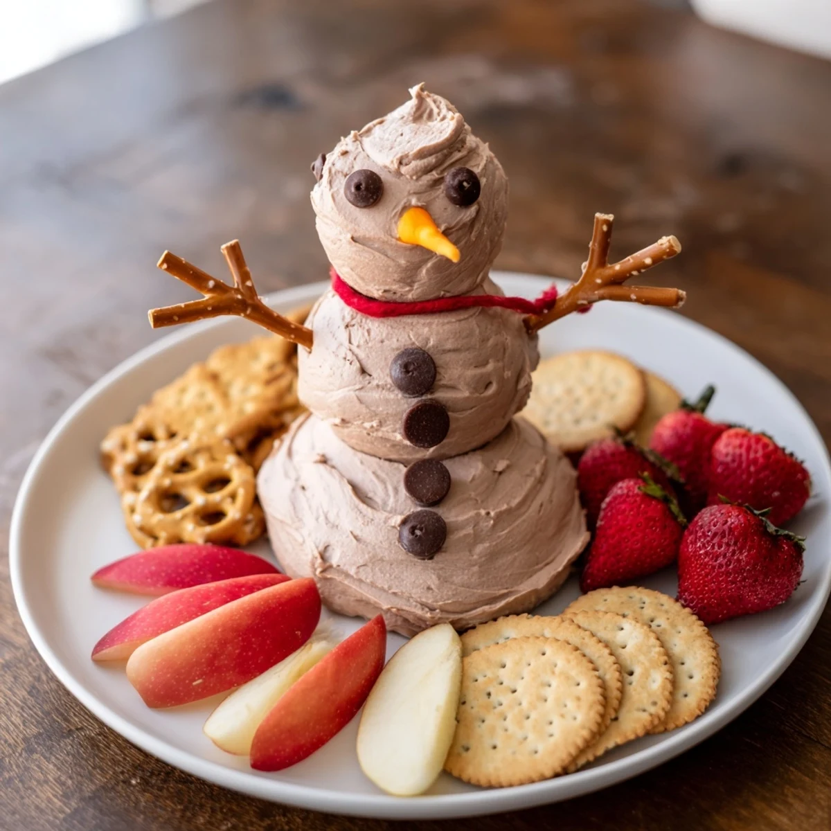 Hot Cocoa Dip Snowman