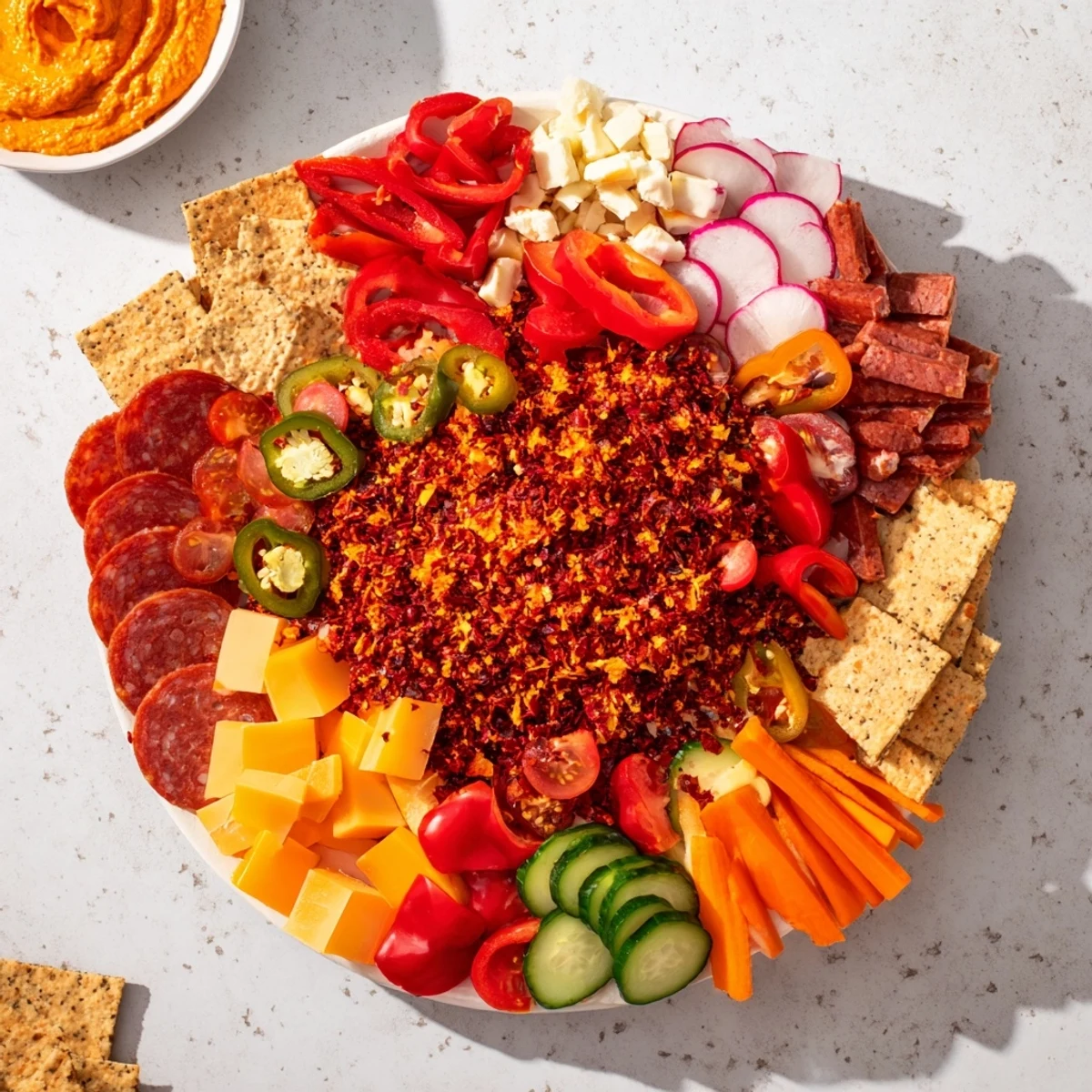 Spicy Hot Take Platter