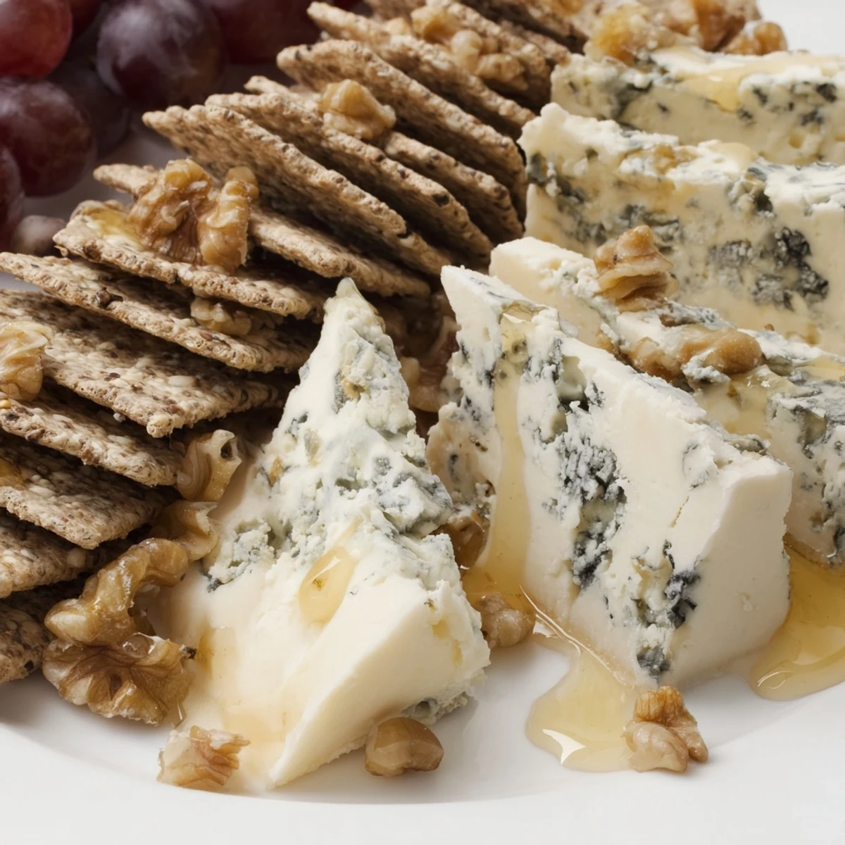 This appetizing Blue Ridge Mountains cheese platter showcases a scenic, elegant arrangement for your next party.