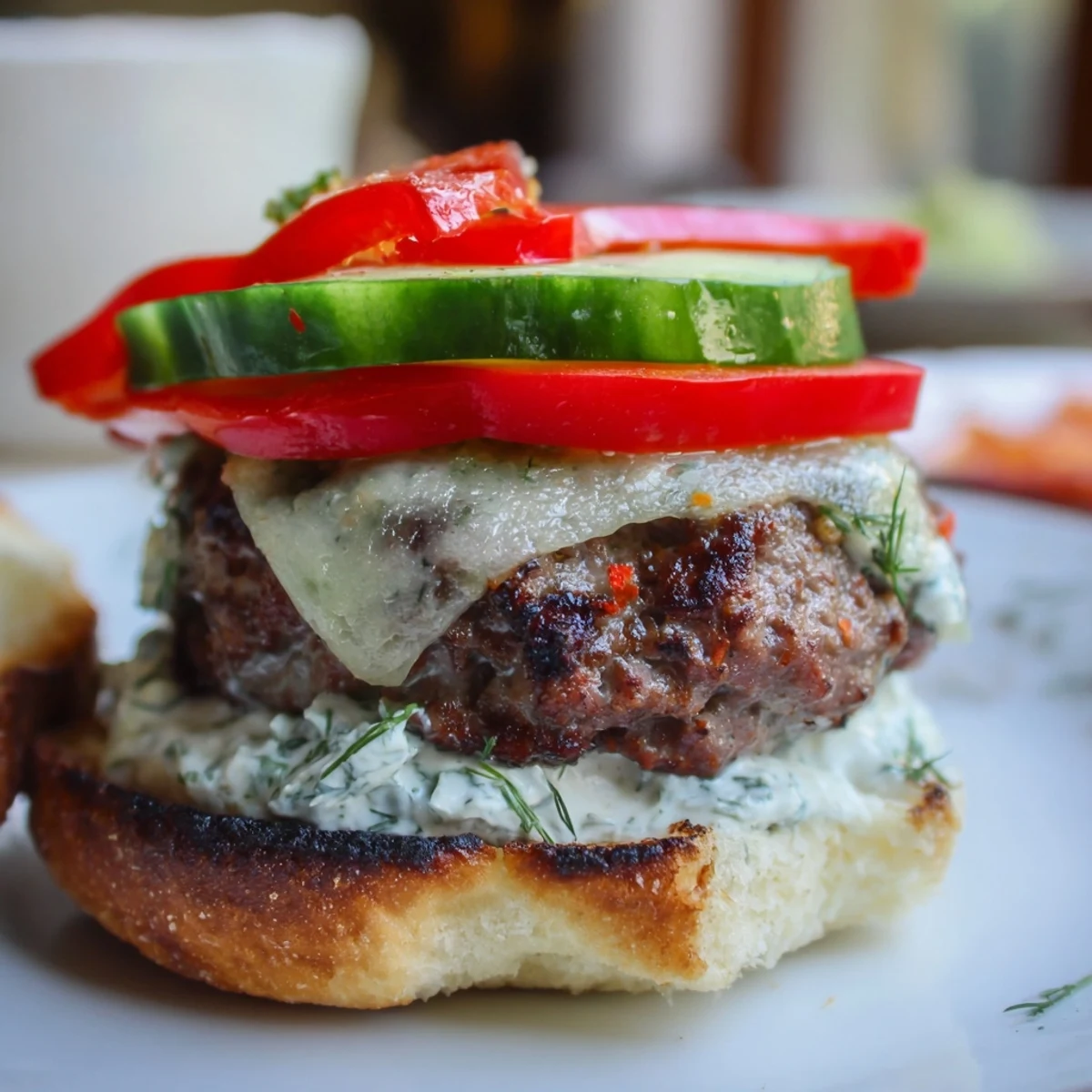 Imagine a The Fire & Ice Burger: fresh cucumber and creamy yogurt against a fiery chili patty.
