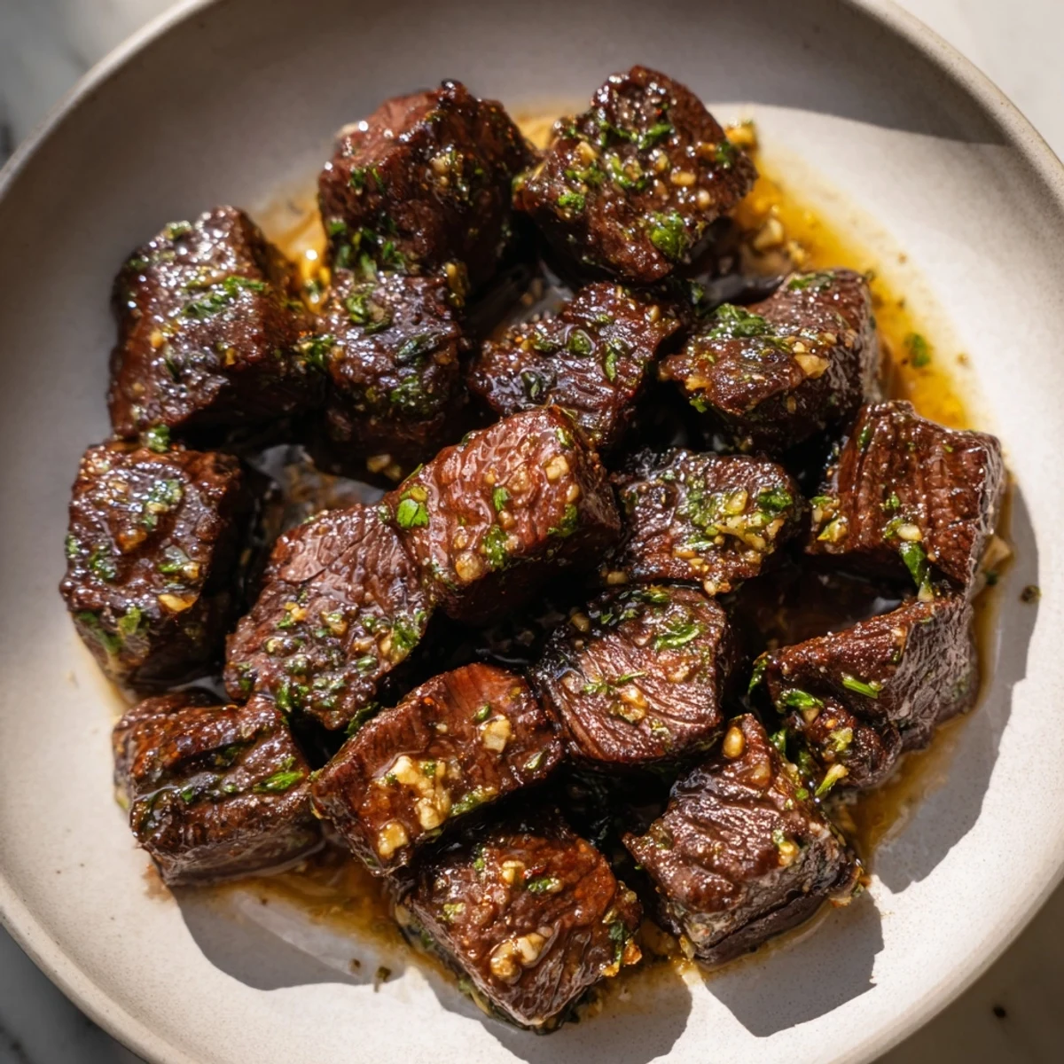 Air Fryer Garlic Butter Steak