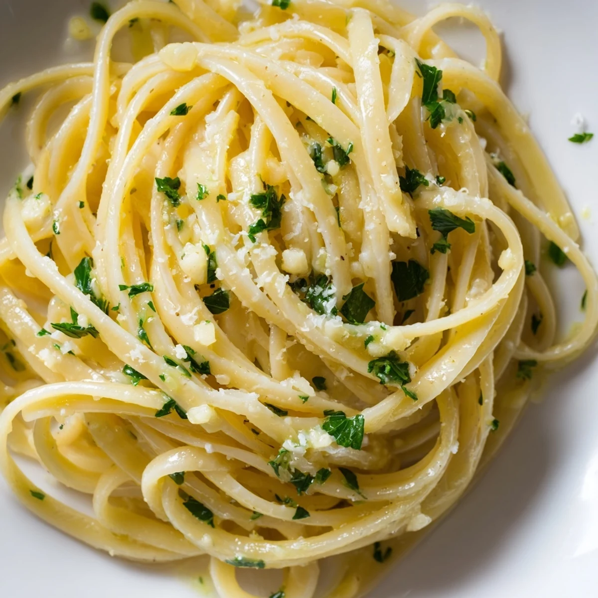 Garlic Butter Linguine Delight