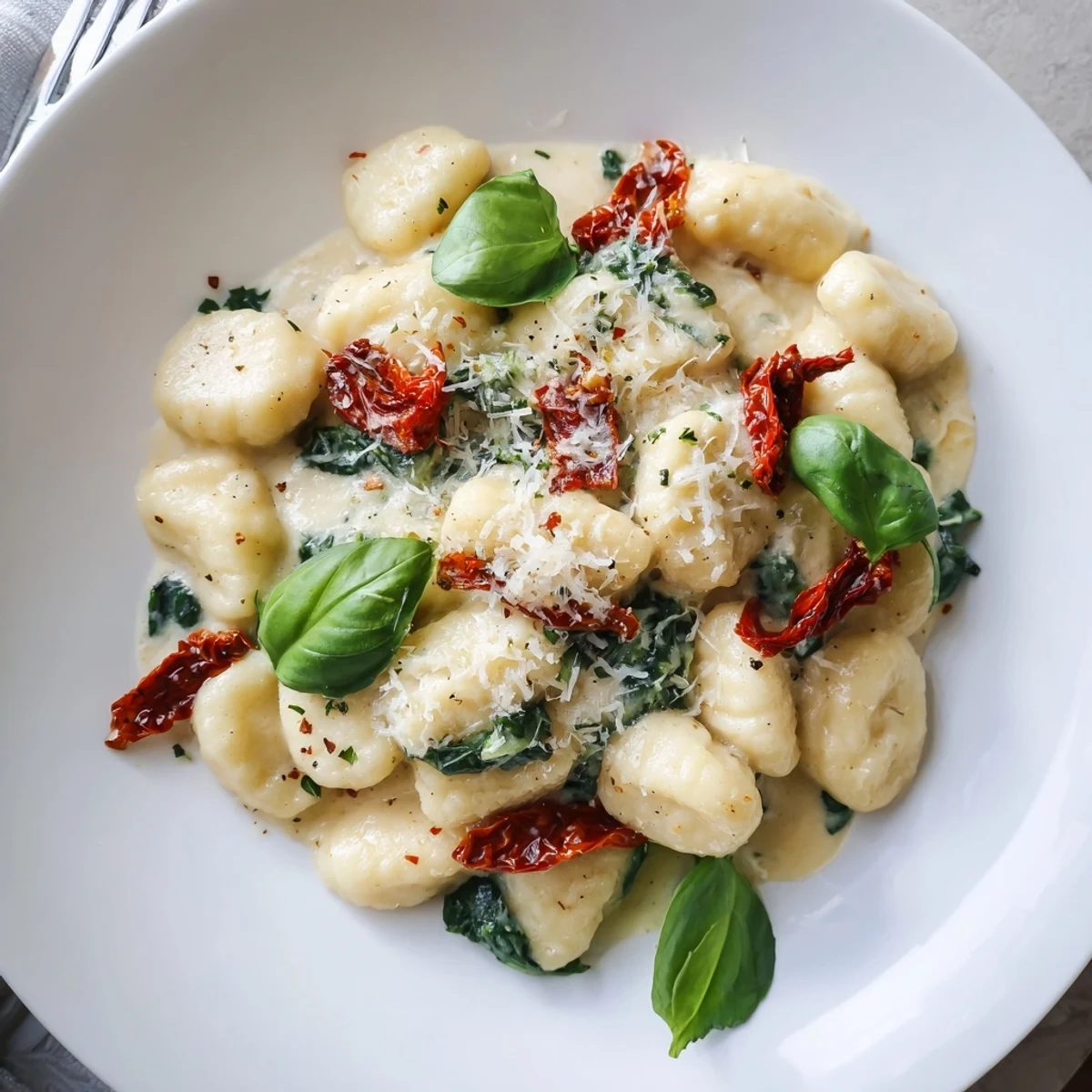 Creamy Tuscan Gnocchi Dish