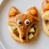 Homemade Autumn Harvest Fox-Shaped Bites, showing the whimsical fox shape, ready to eat for a family treat.