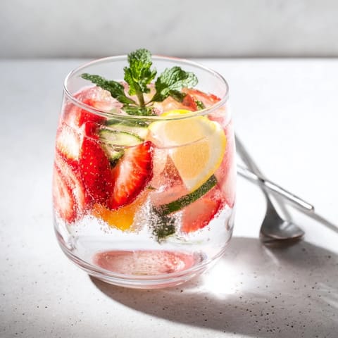 Bright lemon-lime mocktails served over ice, perfect for a hot summer day.  