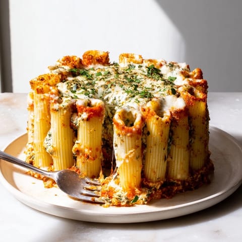 Honeycomb Pasta Cake Bake