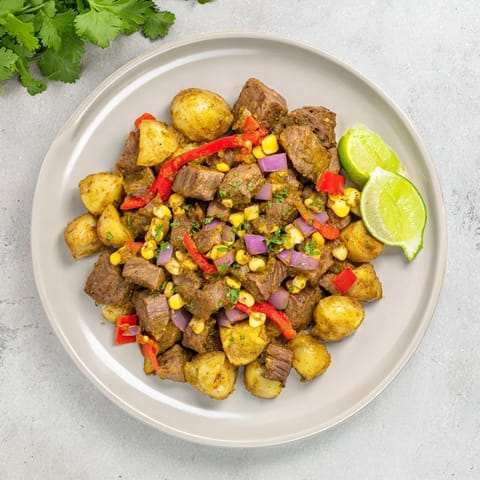 Southwest steak and potatoes