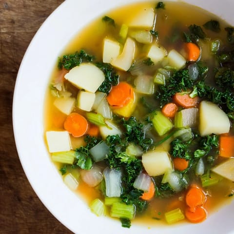 Vegetarian Potato Kale Soup