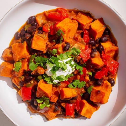 Sweet Potato Black Bean Chili