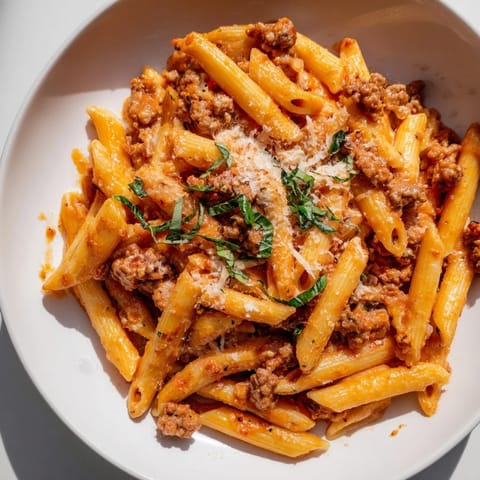 Creamy Tomato Sausage Pasta