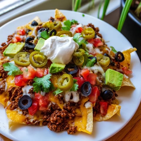 Sheet Pan Nachos Beef