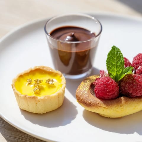 Assiette Desserts Starry Delight