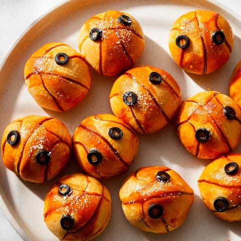 Golden-brown basketball pizza bites, ready to serve warm, loaded with mozzarella and pepperoni filling.