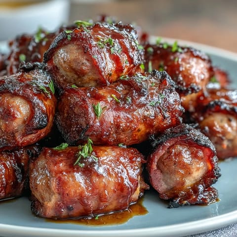 Sweet and tangy Crock Pot BBQ Cocktail Sausages slow-cooked to perfection, perfect for a game-day snack.