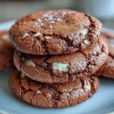 Melted white chocolate and nutty roasted green tea powder create these chewy Hojicha Brownie Cookies for dessert lovers.