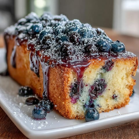 Blueberry Lemon Shower Loaf