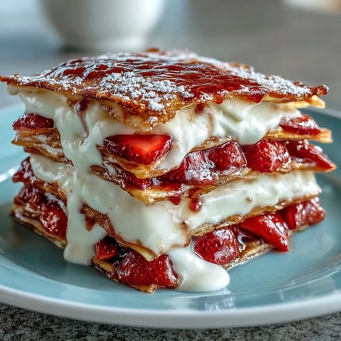 Strawberry Crepe Cake
