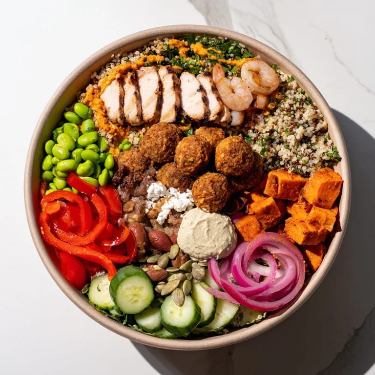 Engage your guests with this interactive plated meals recipe for personalized bowls and boards.