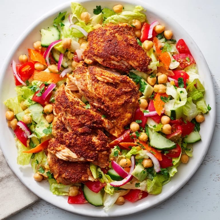 This Chicken Salad with Budget-Friendly Cuts and Fresh Veggies features perfectly shredded chicken with bright vegetables and a zesty dressing.