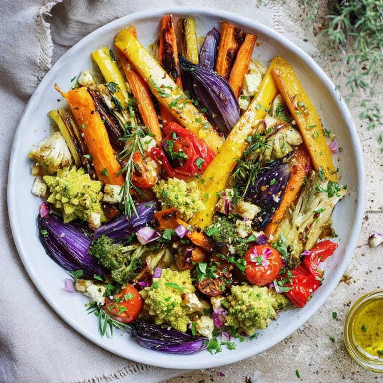 Delicious Festive Vegetable Christmas Wreath, featuring tender, caramelized root vegetables and a vibrant garnish.