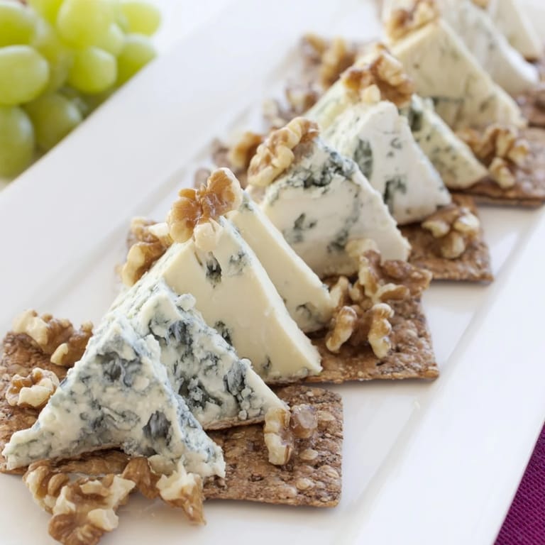 Imagine a vibrant Blue Ridge Mountains cheese platter, with honey drizzled over tangy blue cheeses.