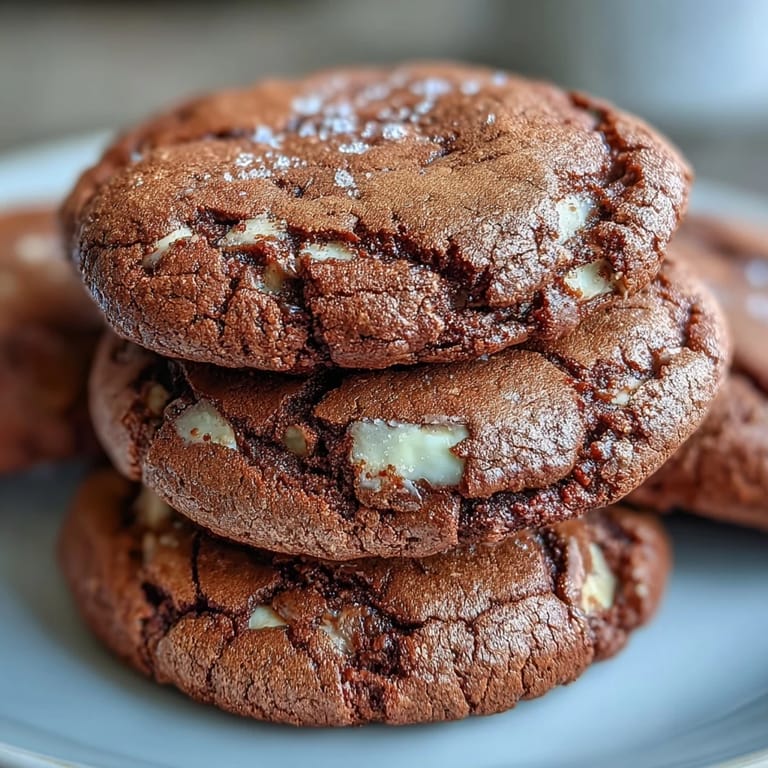 Melted white chocolate and nutty roasted green tea powder create these chewy Hojicha Brownie Cookies for dessert lovers.